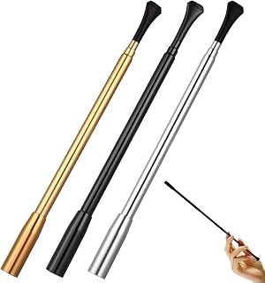 Happyyami 3pcs Retro Cigarette Holder Retractable Cigarette Holder Long Cigarette Holder for Women Men Cosplay Photo Prop Party Accessory
