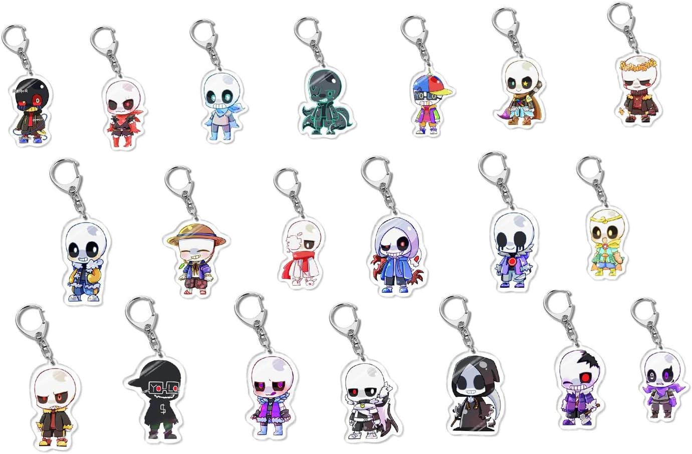 Amazon | アンダーテールキーホルダーグッズ セット[非公式]キー