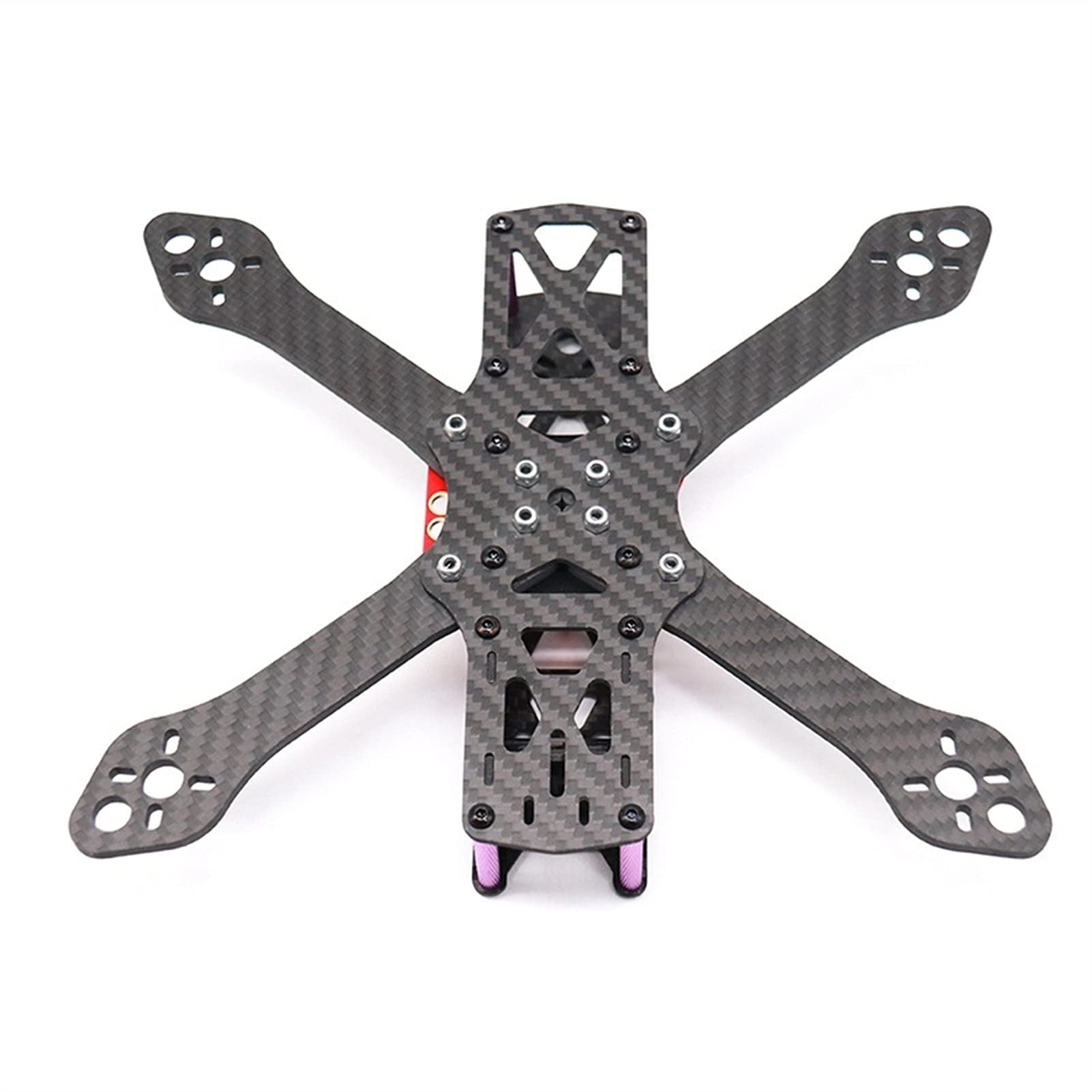 Kit telaio in fibra di carbonio con passo 220mm e braccio da 4mm Racing Drone Quadcopter FPV Martian II Bracci del telaio del quadricottero (Color : Frame Kit)