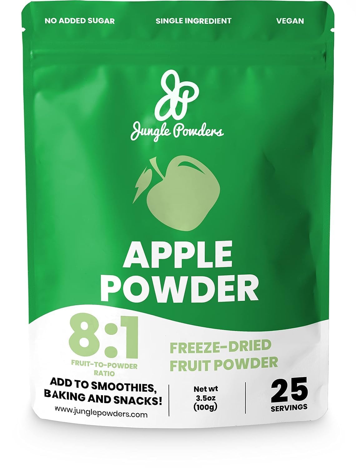 Freeze Dried Apple Powder 3.5 Ounce Bag for Baking Apple Pectin Powder Unsweetened Whole Apple Extract Fruit Peel Concentrate Flavoring