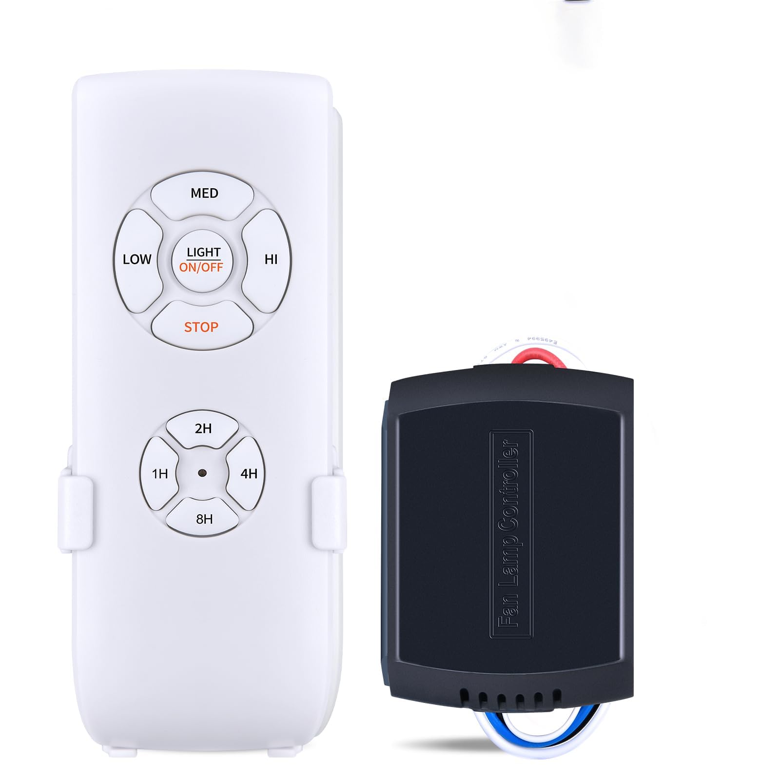 Telecomando di ricambio compatibile con ventilatore da soffitto universale, 3 in 1（Prima dell'associazione:Spegnere l'interruttore principale, attendere 10 secondi, quindi riaccenderlo.）