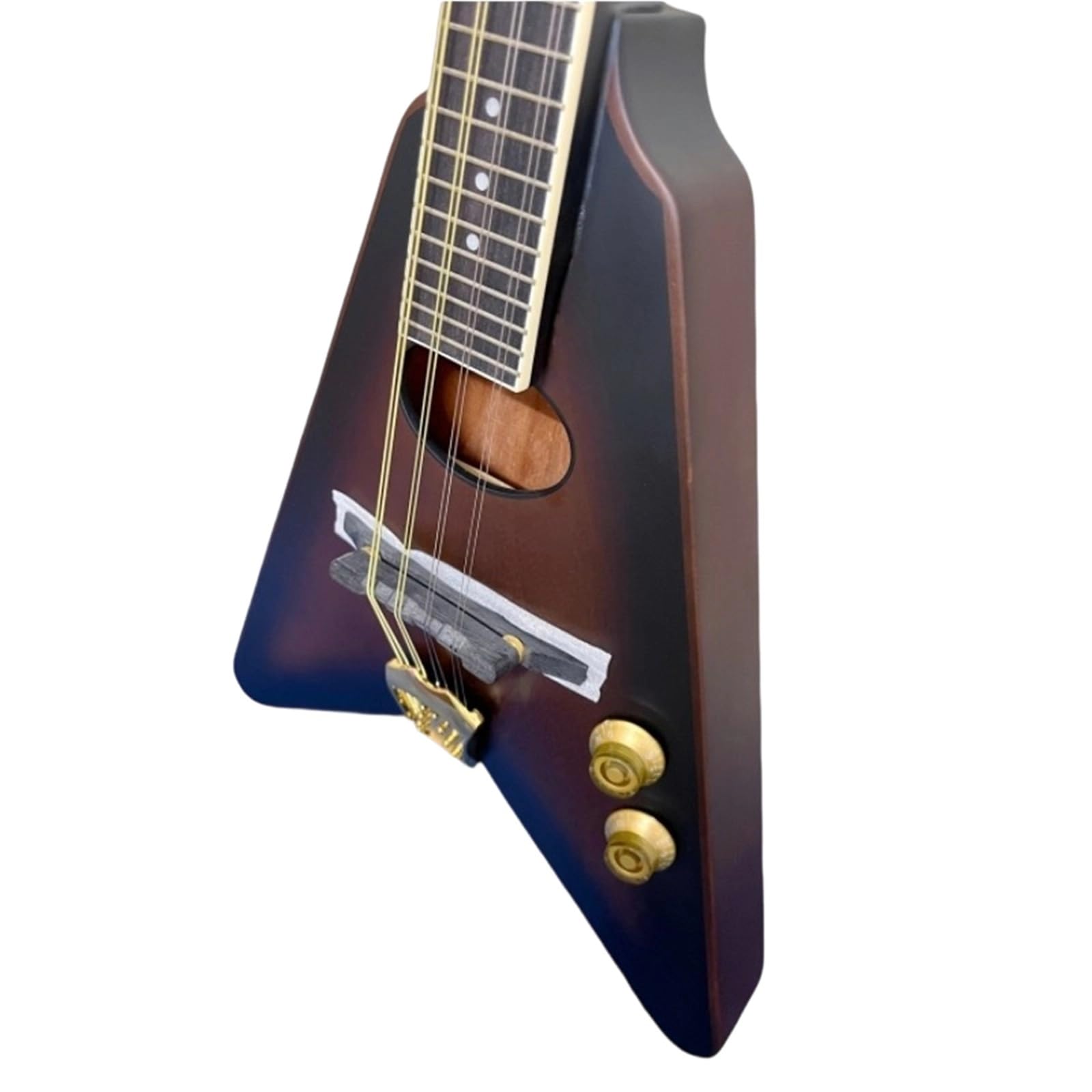 Mandoline Adulte Boîte Électrique À Fourche Unique Mandoline Performance Sur Scène Personnalisée Et Créative(2)
