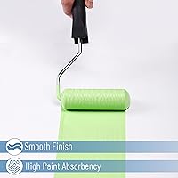 Vista 4 de Bates- Paint Roller 4 Inch Paint Roller Frame with 2 Foam Covers