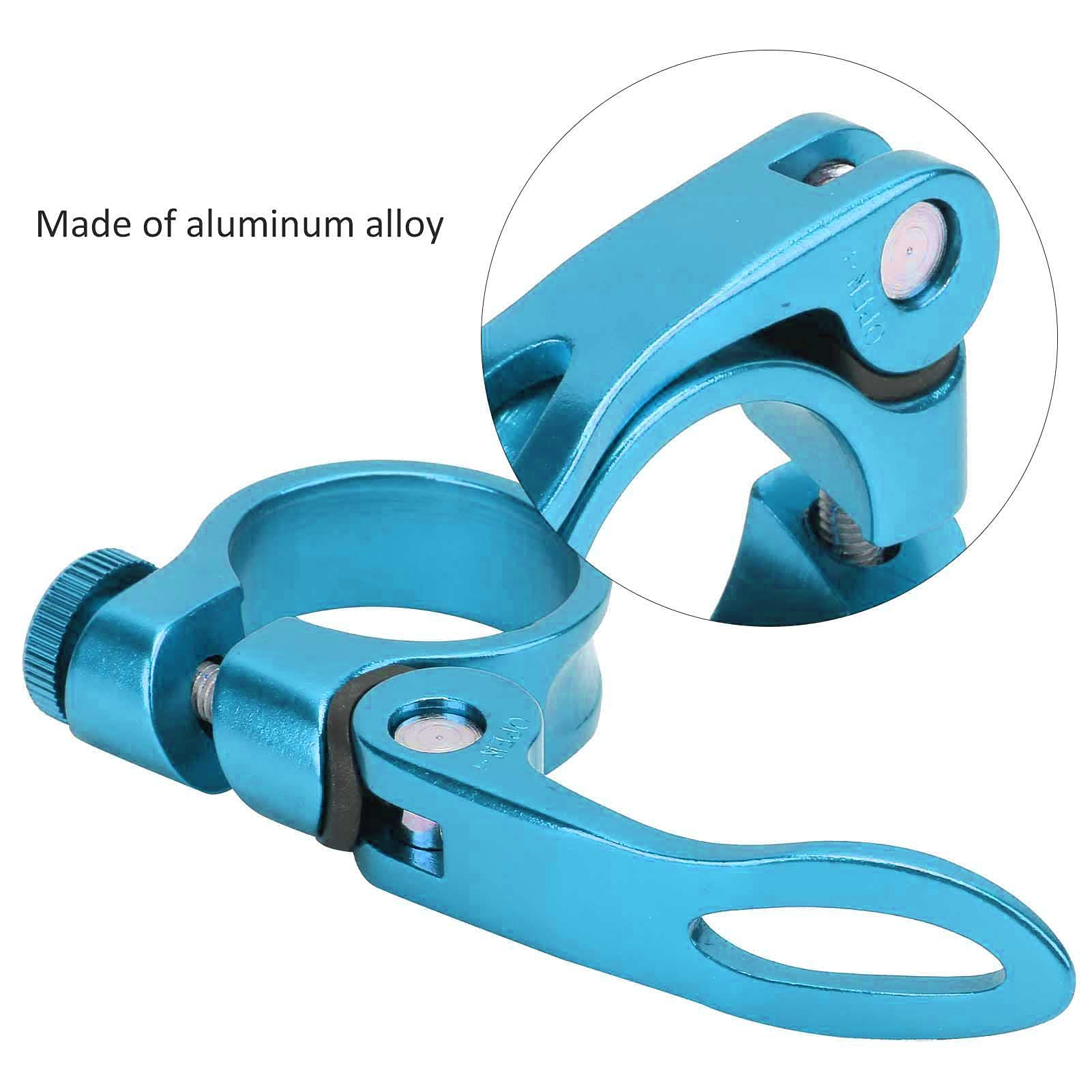 Fahrrad Sattelklemme 31,8mm Schnellspanner - Aluminium Sattelstützenklemme Für MTB Rennrad