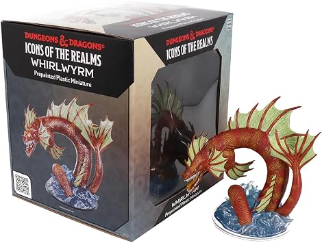 WizKids D&D Icons of The Realms Planescape Adventures in The Multiverse Whirlwyrm Boxed Miniature Minis | Dungeons and Dragons Painted Figures