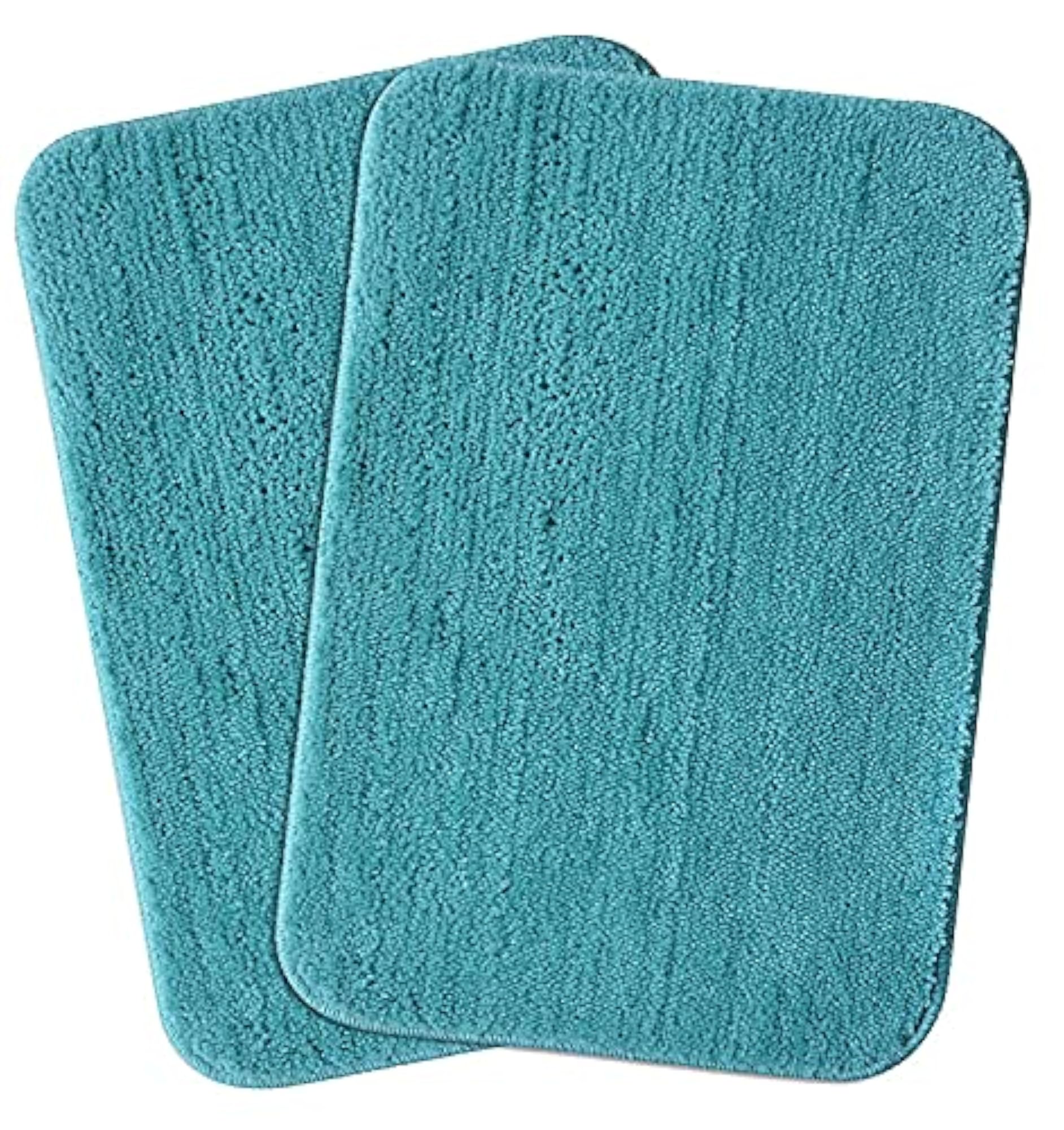 Microfiber Door Mat Set of 2, Aqua