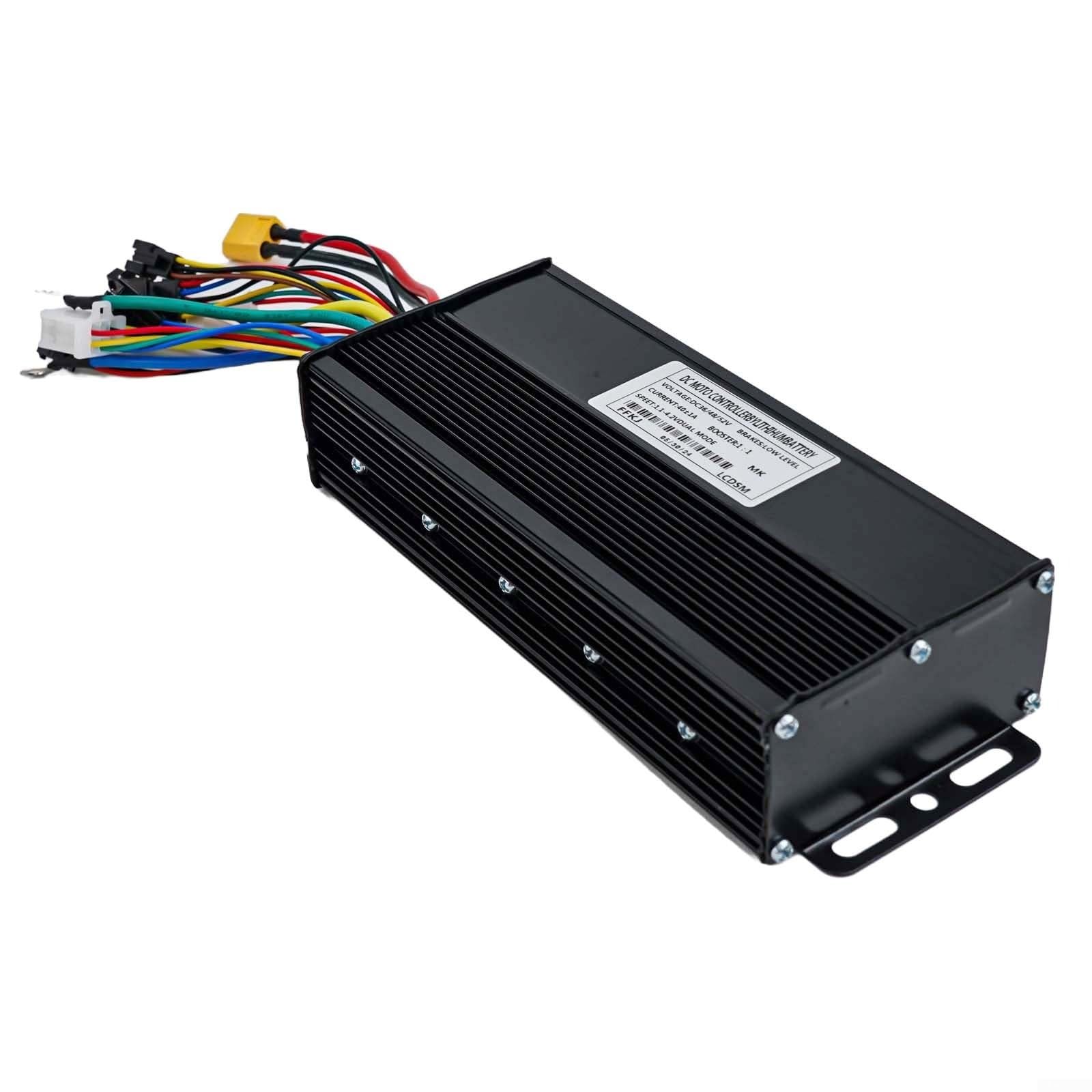 Controlador sin escobillas E-Bike 36V-52V 1500W/2000W inteligente de 3 modos de onda sinusoidal aleación de aluminio 40A control de motor de bicicleta eléctrica pieza scooter eléctrico