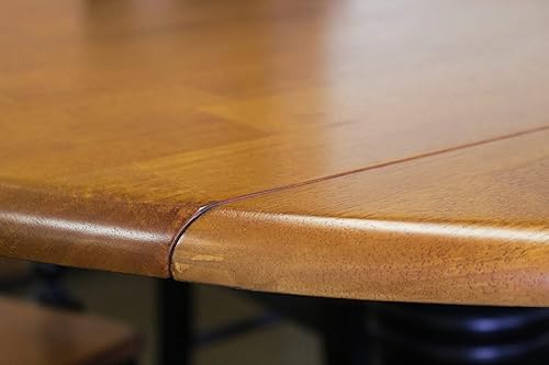 Miniatura 5 de Sunset Trading Juego de comedor redondo de 3 piezas con diseño de hojas colgantes con sillas negras antiguas