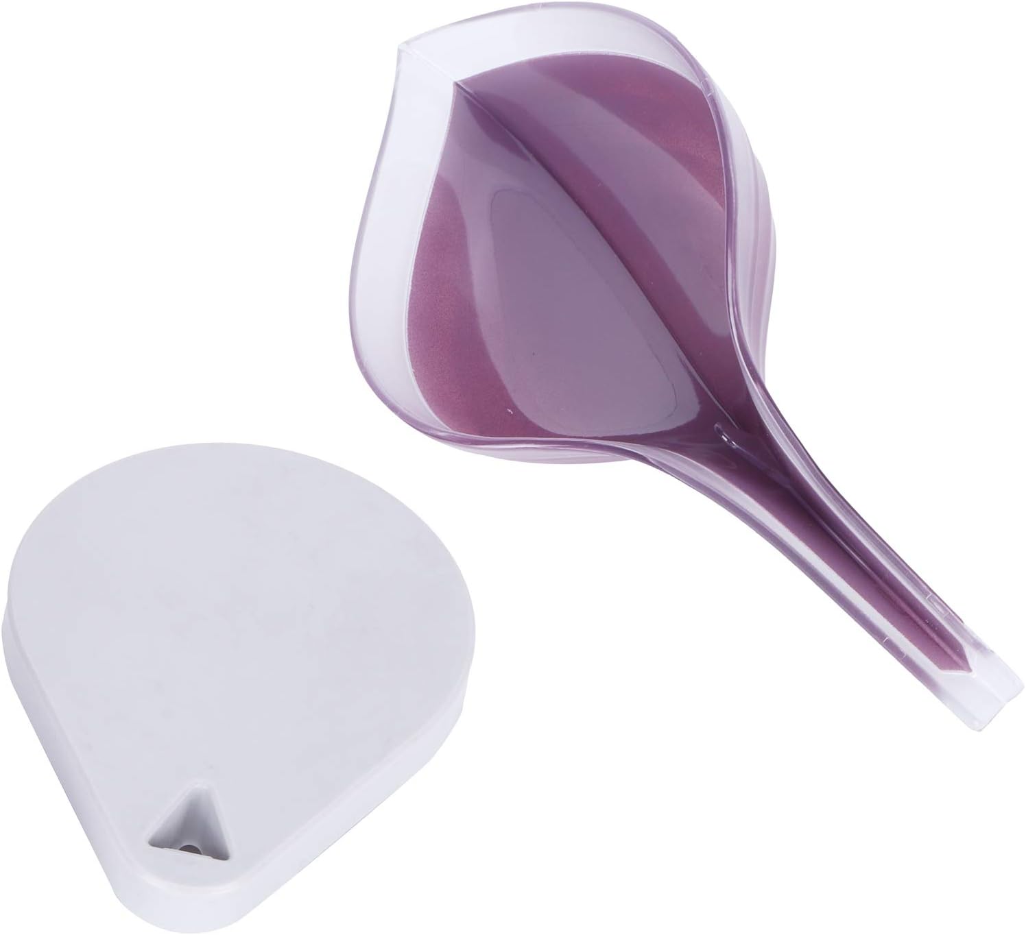 Leaf Shape Self-Draining Soap Holder Dish with Suction Cup, ABS and AS Material, 5.5x7.1 Inch, for Shower, Bathroom, Kitchen Sink