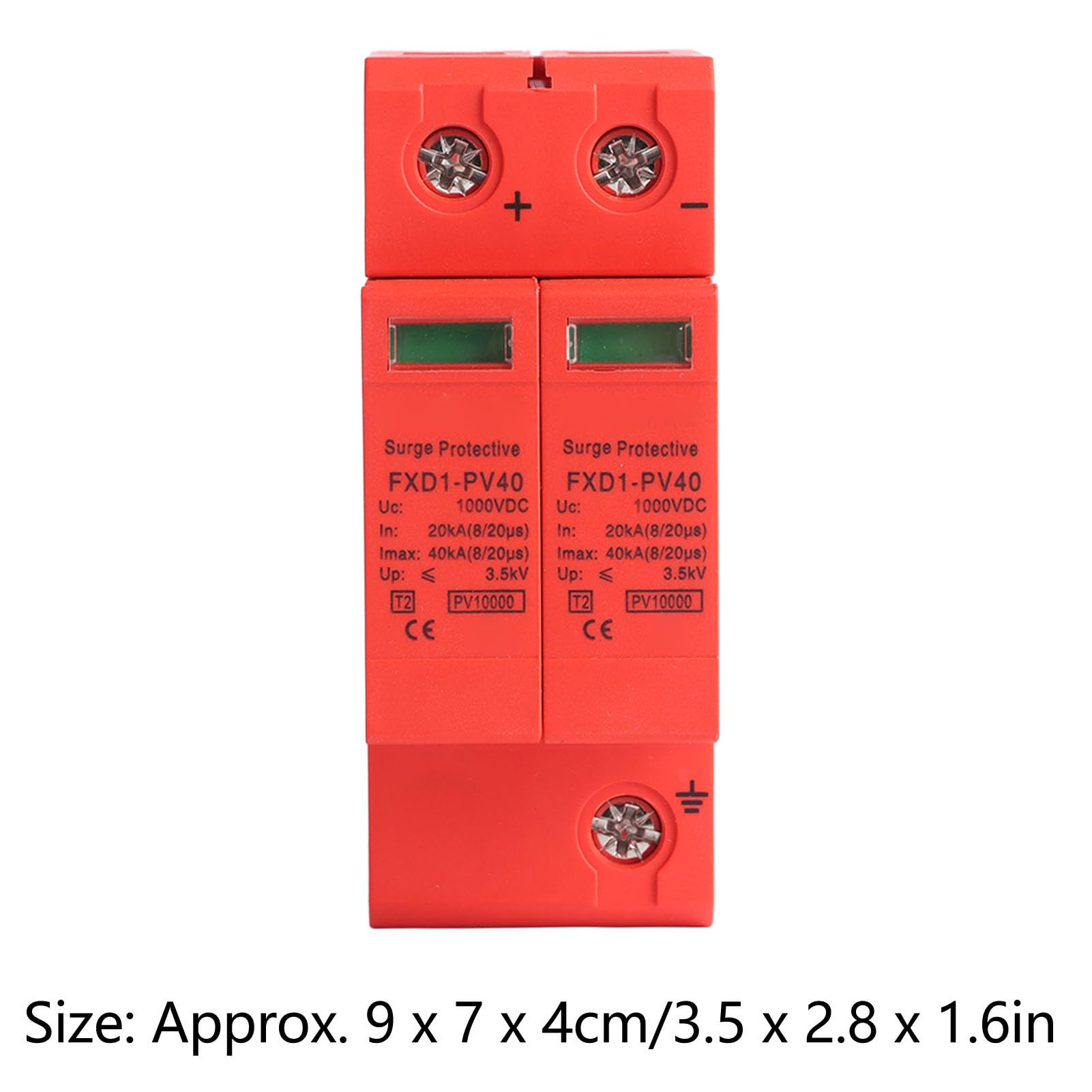 Scaricatore di Sovratensione DC Fotovoltaico 1000V, Custodia in Plastica per Linee di Comunicazione