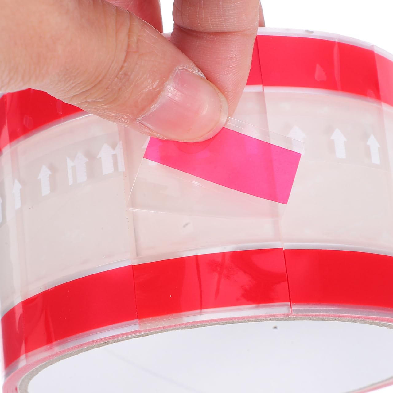 HOODANCOS 2 Rolls Cup Sealing Stickers Adhesive Seals for Beverage Cups Clear Tamper Proof Stickers for Food and Takeout