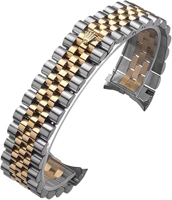 Stainless Steel Watch Strap 13mm 17mm 20mm 21mm Metal Replacement Bracelet Jubilee Style Link Band for Rolex Oyster Perpetual Datejust
