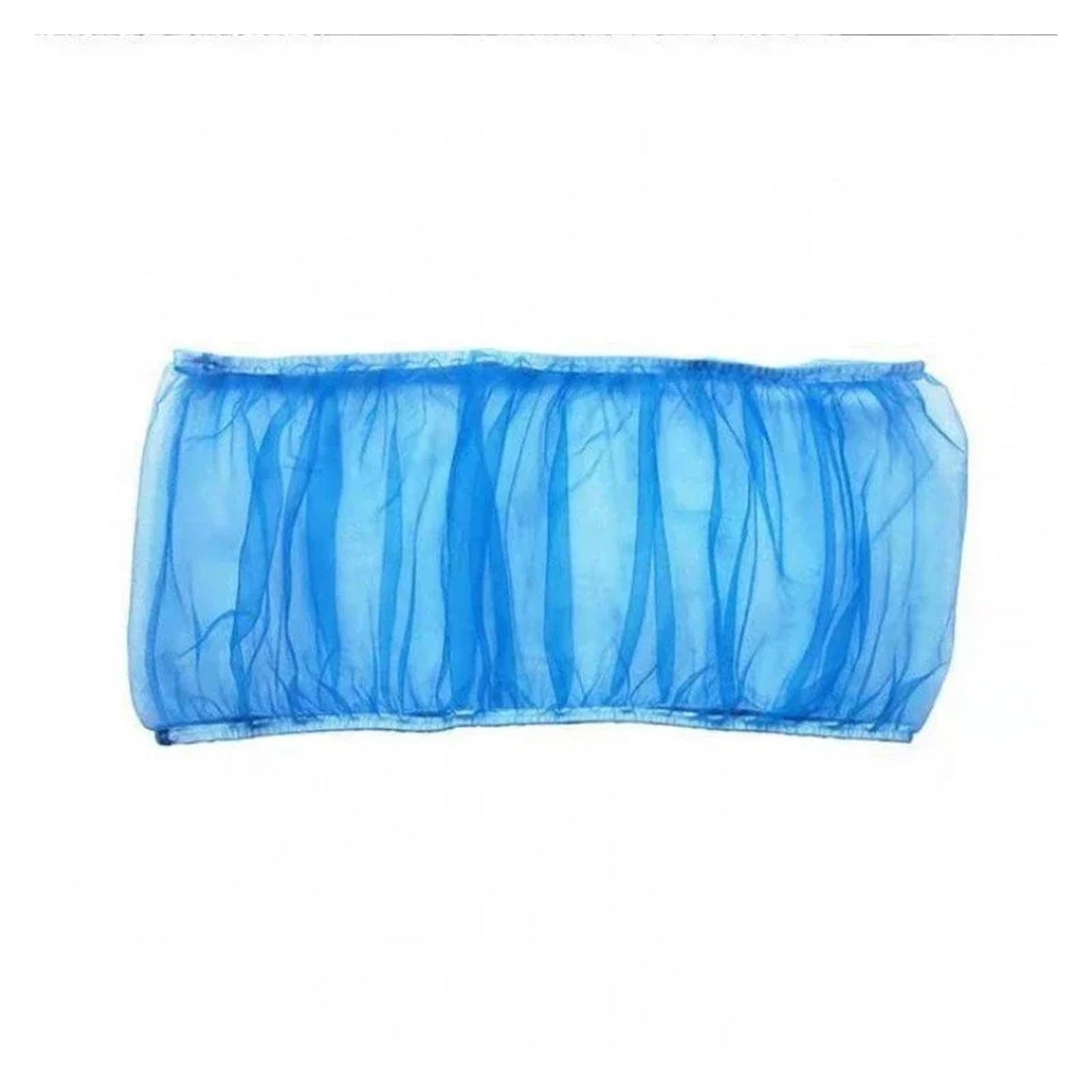 PUYUNA Bird Cage Net Cover, Mesh SkirtNet CatcherGuard Stretchy Multicolor Multiple Sizes Easy Clean(Blue,XL)