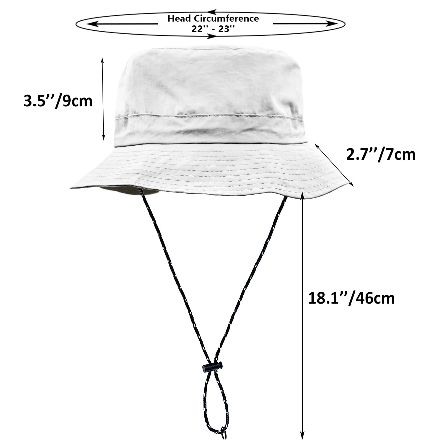 lifwimner Cappello da Pescatore Sole Donna Uomo Pieghevole Cappelli Estivo Impermeabile Safari per Pesca Esterno