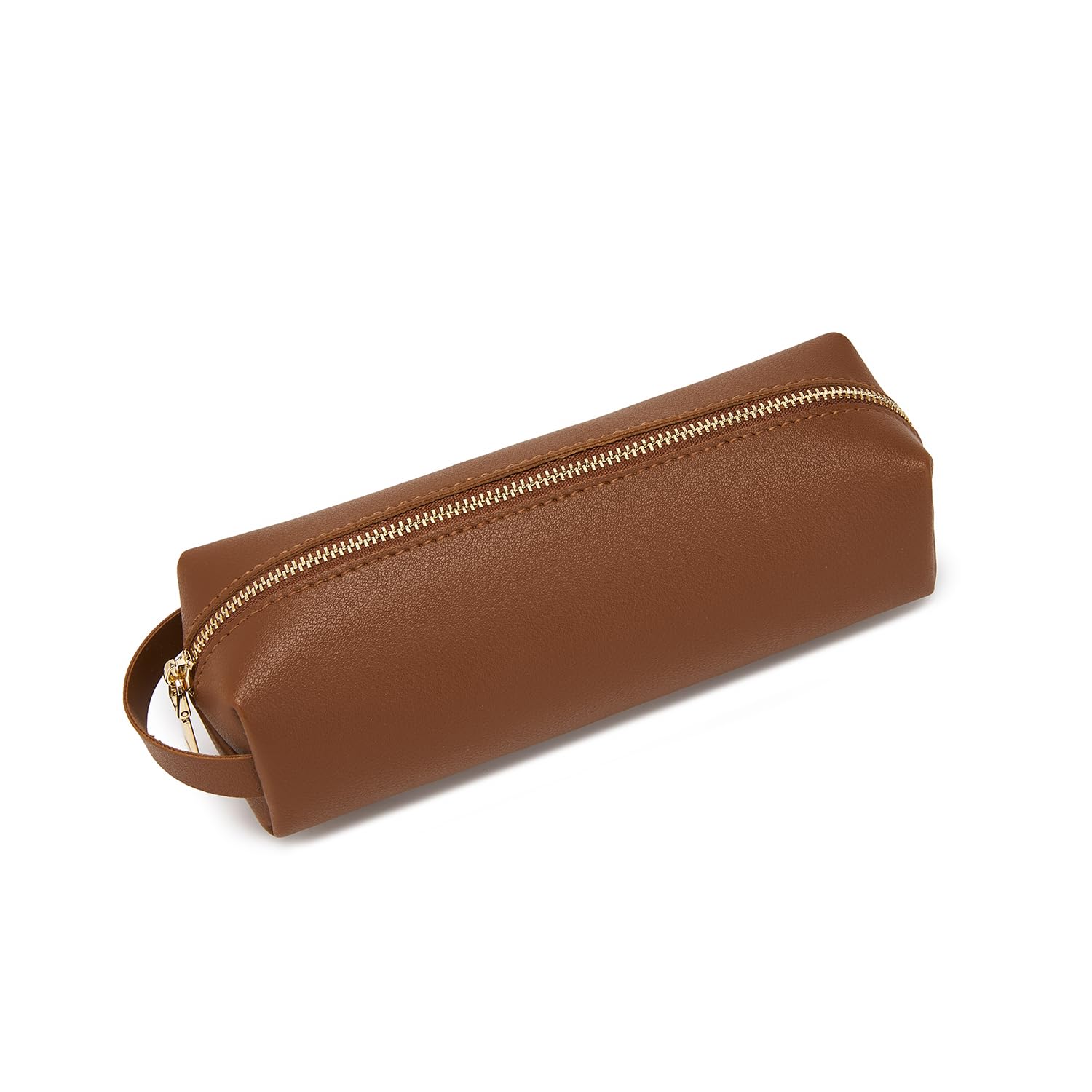 YONBEN School Pencil Case Pencil Pouch Bag with Zip (Yellow Brown, FL) — image 1