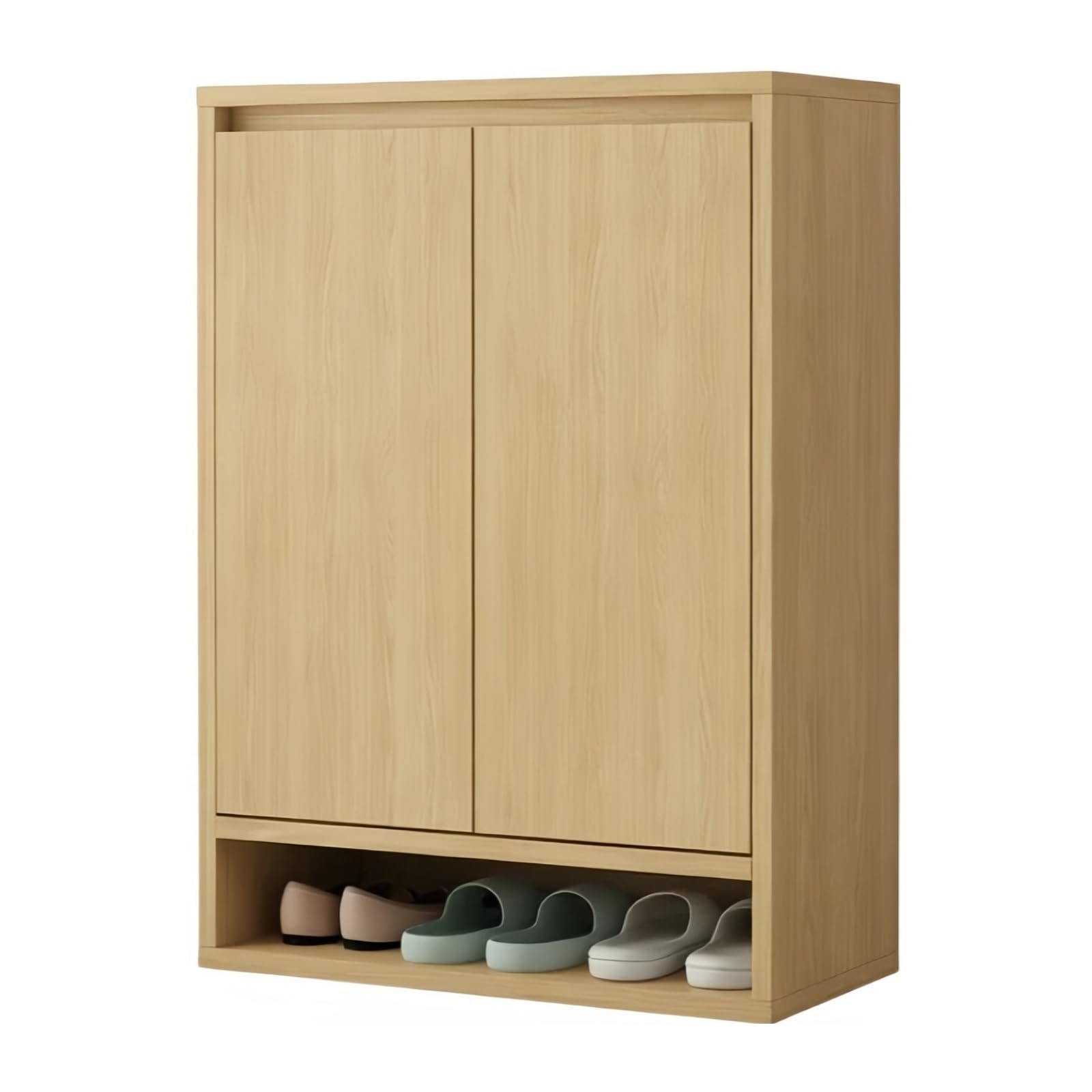 XUJUAN-0227 Shoe Cabinet Shoe Cabinet Household Doorway Entrance Entryway Balcony Rack Storage(Small)