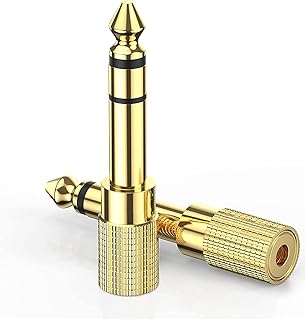 3.5mm to 6.35mm Audio Jack, Headphone Jack Adapter Headphone Adapter Headphone Jack Adapter 1/4 inch to 3.5mm Female 1/8 inch Audio Stereo Adapter Quarter inch Adapter, Headphones Audio Stereo Jack