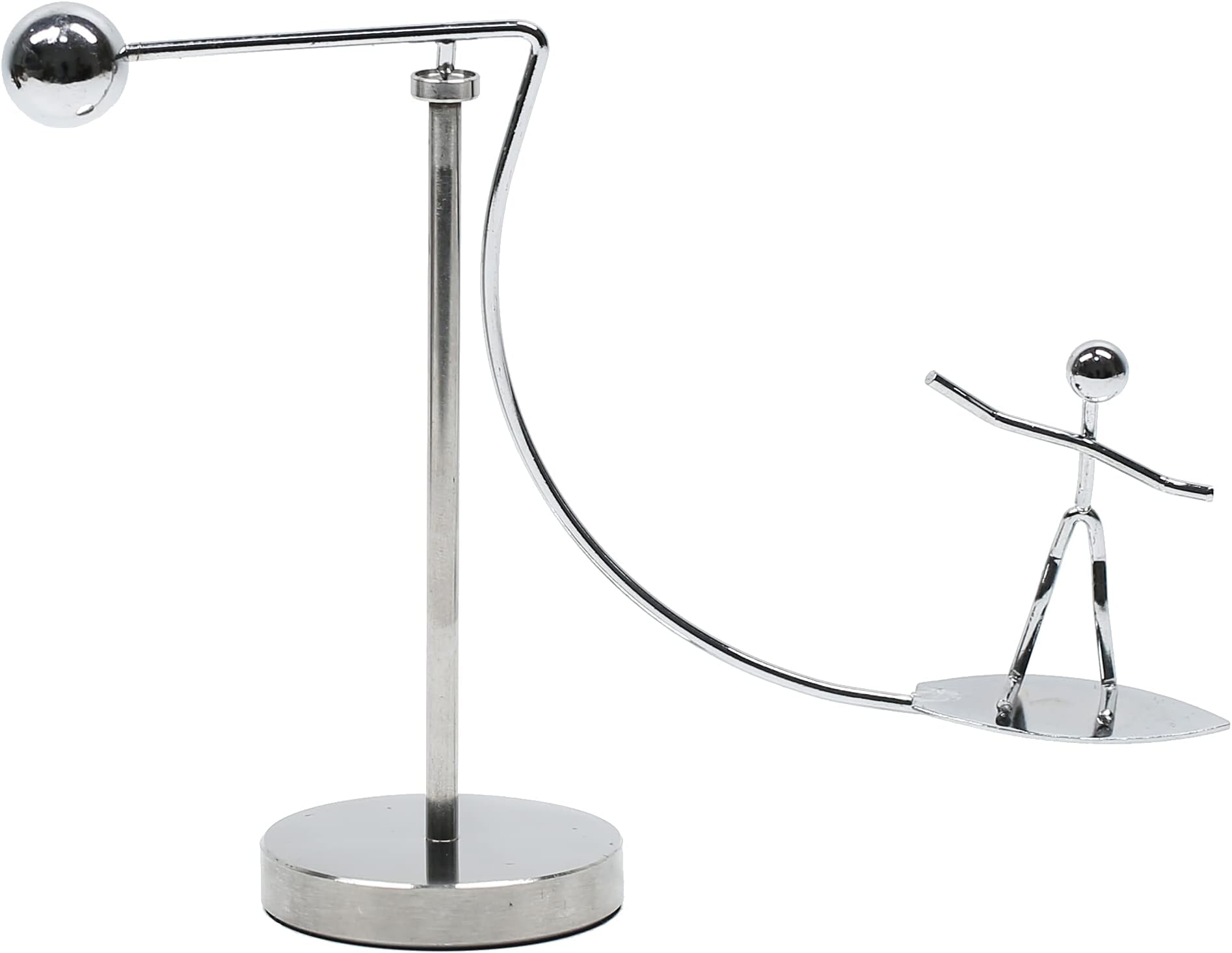 MagicTech Steel Balance Toy Balancing Tumbler Kinetic Art Balance Decompressive Science Psychology Home Offic Decor Desk PH06