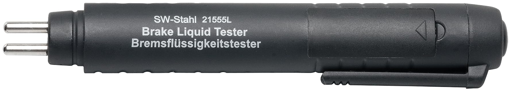 SW-Stahl 21555L Testeur de Liquide de Frein Électronique Compact | Indicateur à 5 niveaux LED pour teneur en eau, format stylo de 150 mm, compatible avec systèmes de freinage auto et moto
