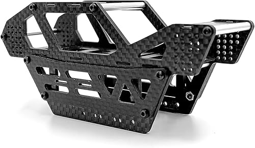 Chasis de fibra de carbono RC con marco de jaula enrollable para automóvil SCX24 de 124 RC Crawler Car SCX24 Actualizaciones de cuerpo AXI0001