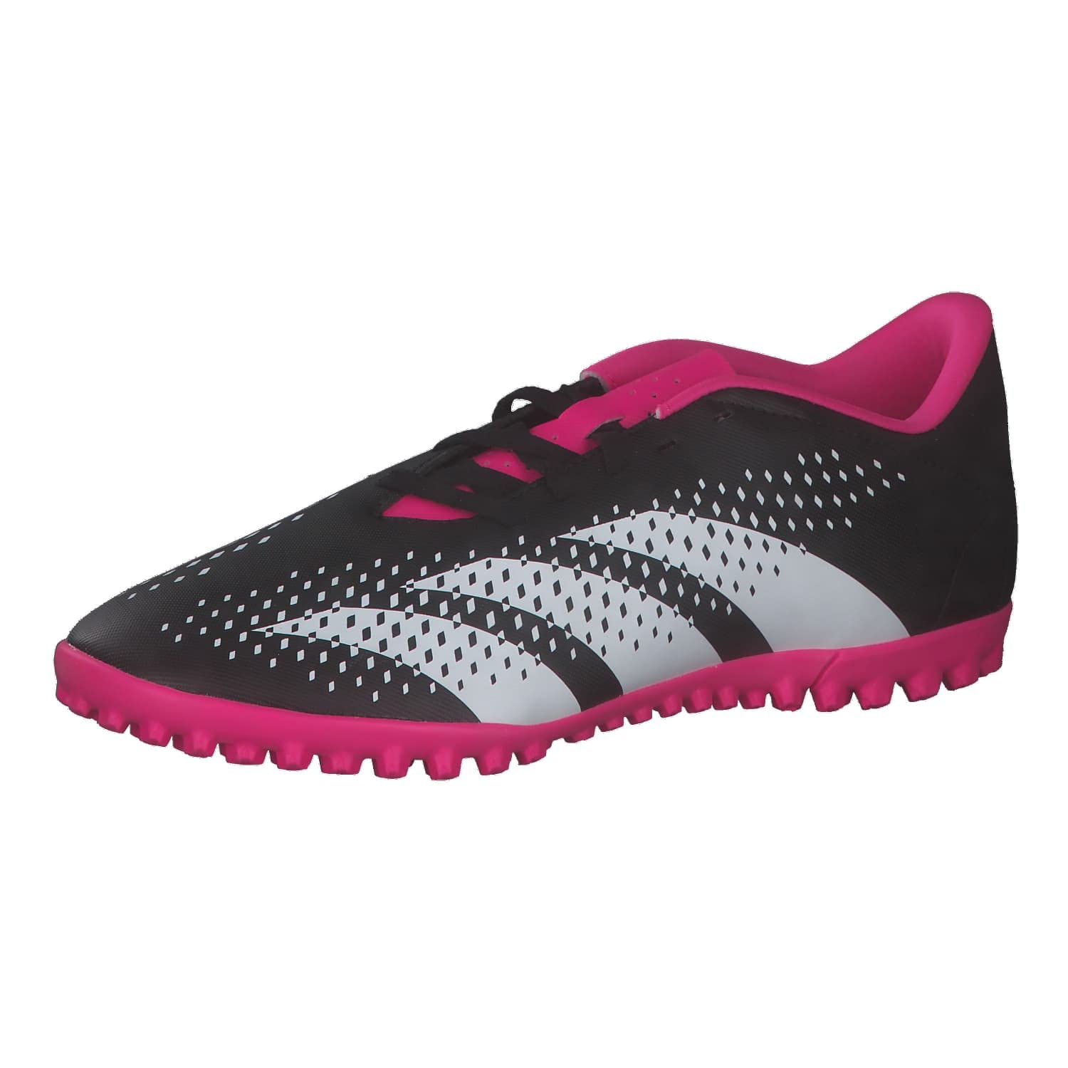 Adidas Unisex Accuracy.4 Turf Boots, Core Black/​Cloud White/​Shock Pink, 43 1/​3 EU
