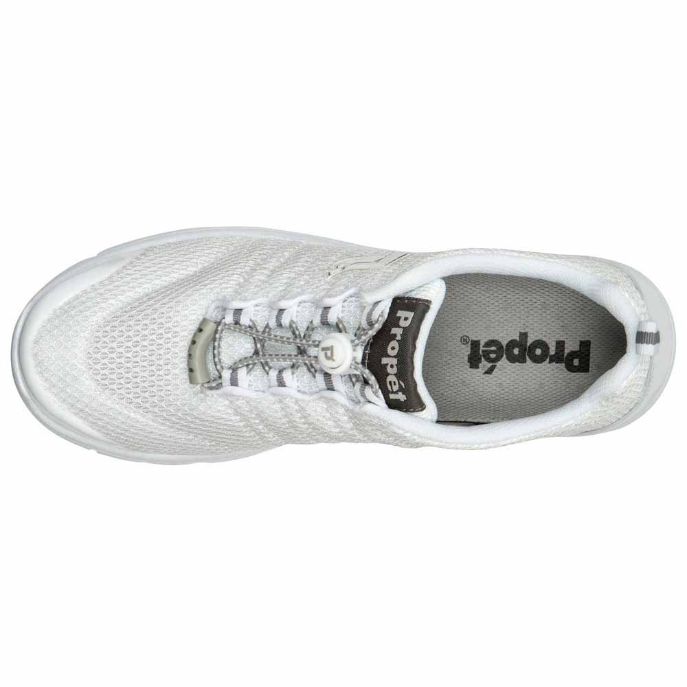 Propét Women Travel Walker II, White Mesh, 5 M (B) US view 8
