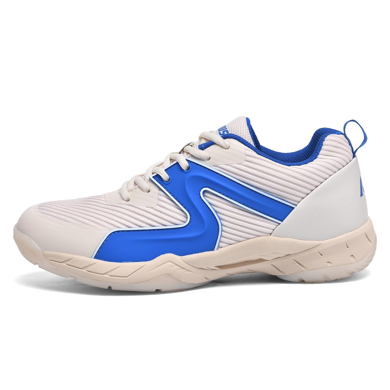 LEFUS Men's Light 101 Lightweight Non-Slip Tennis Shoes, Breathable Court Shoes (Blue, 9.5)