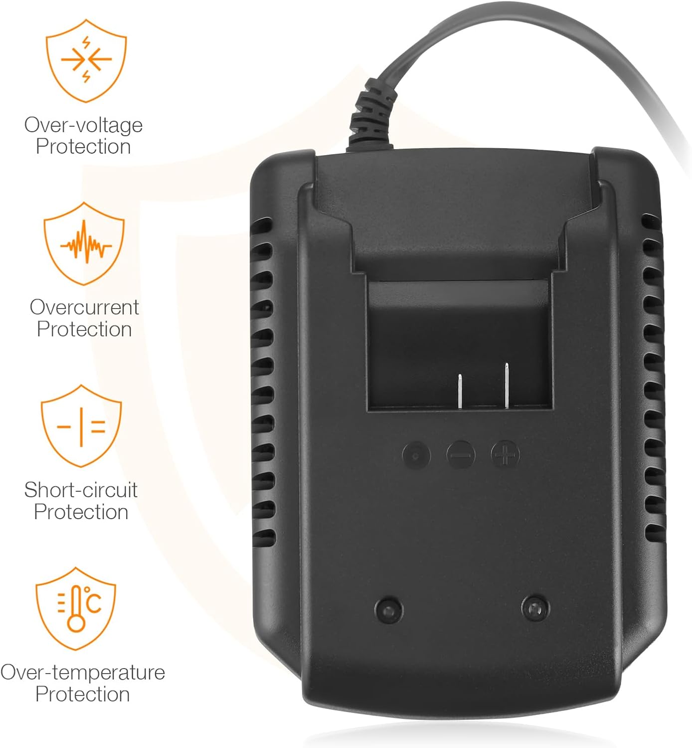 24VBAT Series Batteries Fast Charger Compatible with Sun Joe+Snow Joe 24V Lithium-Ion Battery Charger for 24VCHRG-QC iON+ Quick Charge Dock for iBAT24 Series Batteries - Image 6