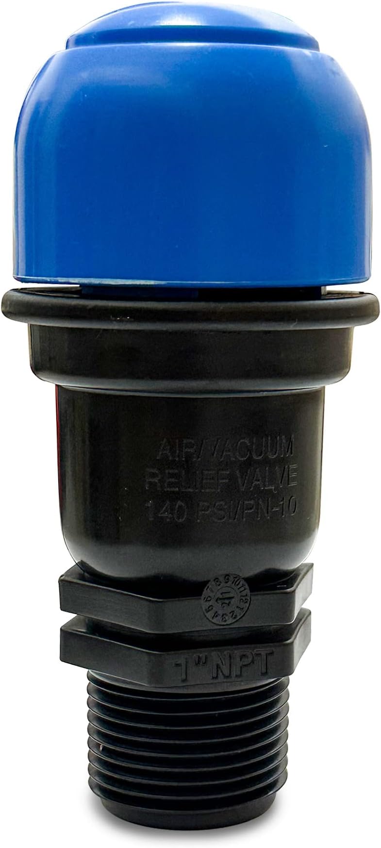 Air Relief Valve 1 inch - NPT Threaded Interface Air Vent Vacuum Valve for Agriculture Garden Drip Irrigation System Intake Exhaust - 1 pcs