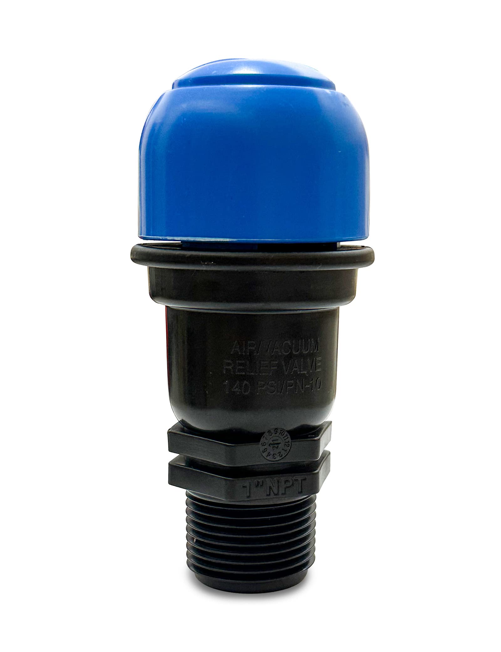 Air Relief Valve 1 inch - NPT Threaded Interface Air Vent Vacuum Valve for Agriculture Garden Drip Irrigation System Intake Exhaust - 1 pcs