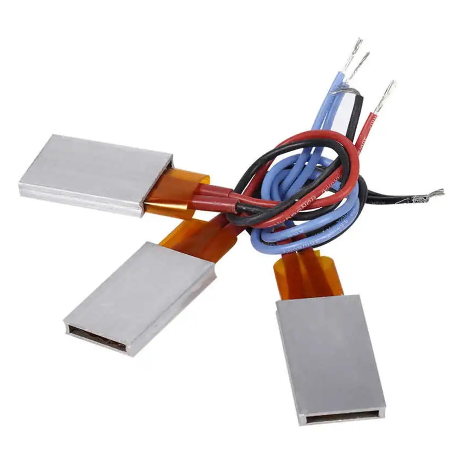 PTC elemento di riscaldamento, Piastra riscaldante PTC AC/DC 12V Riscaldatore termostatico in ceramica di alluminio 80 110 220 C(Type3)