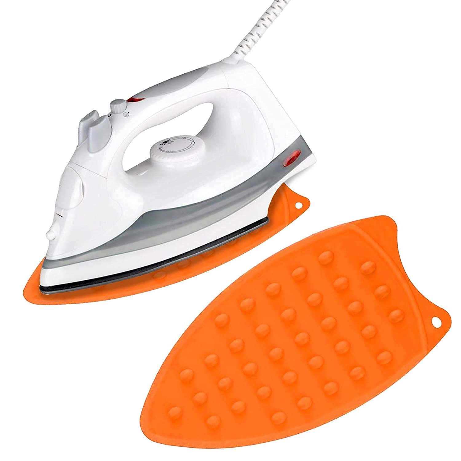 VALAMJI Silicone Anti-Slip Flexible Waterproof Heat Resistant Iron Rest Protector Pad Mat Board for Home Hotel