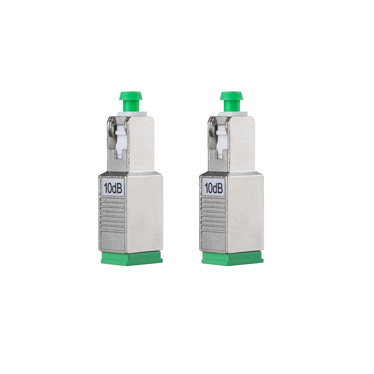 10pcs 5dB SC-APC Fiber Optic Attenuator Fiber Signal Attenuation Converter SC-APC Male to SC-APC Female Inserts Adapters Connector