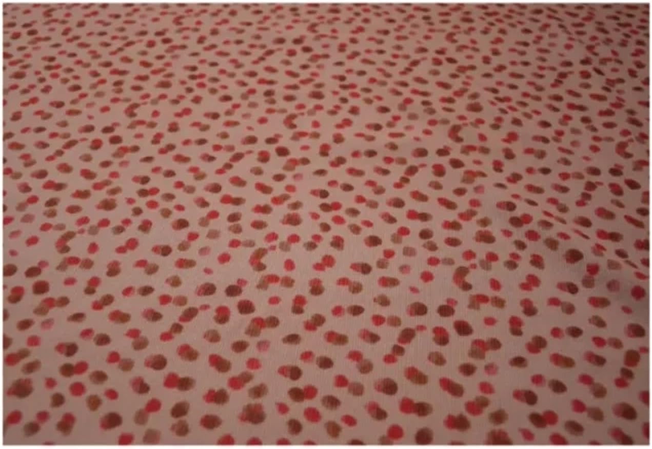 Corduroy Fabric, Elastic Corduroy Printed Fabric Geometric Dot Print Multicolor 1M 146cm Polyester(Color-01)