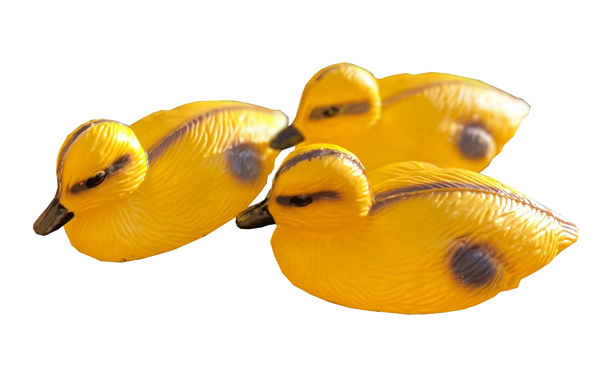 Selections Yellow Ducklings Pond Ornament Hunting Shooting Floating Decoy - Pack Of 3