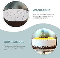 Vista 4 de Angoily Muñecos redondos de espuma de 3 niveles, 3 tamaños, pastel de boda falso, espuma para decoración y exhibición de bodas