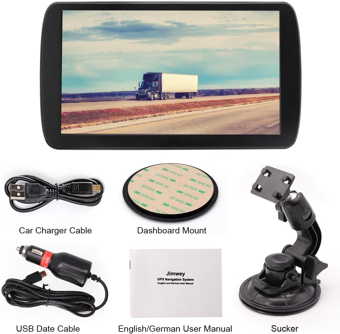 Contents of the Jimwey GPS Navigation System package