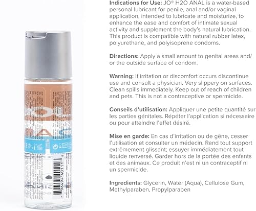 Miniatura 2 de JO Lubricante anal a base de agua - Lubricante personal para juego anal - Larga duración, deslizamiento suave - 4 onzas líquidas