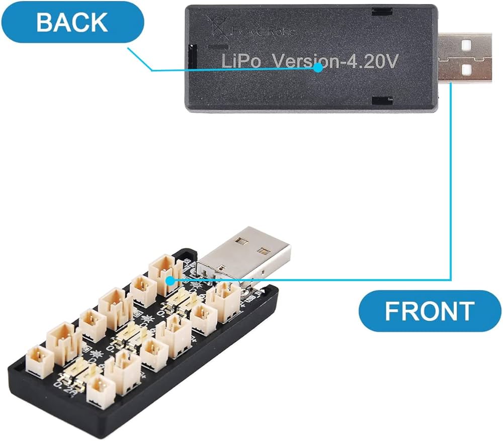 1s Lipo Usb 3.7v / 4.2v 6ch Micro Jst Jst-ph 2.0 Mcx Mcpx | Cuotas sin interés
