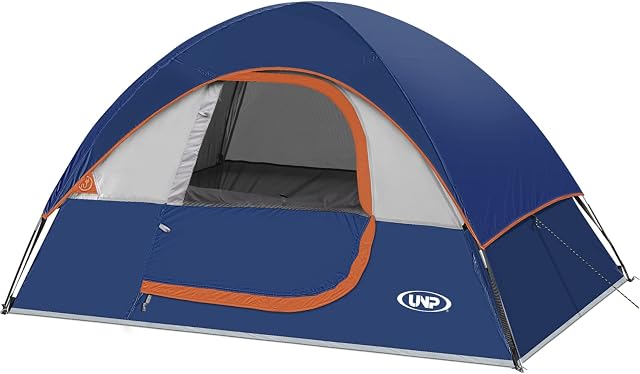 UNP Tente de camping 2/3/4 Personne, Tente imperméable à l'eau avec Rainfly Easy Set Up Tentes portatives pour le camping