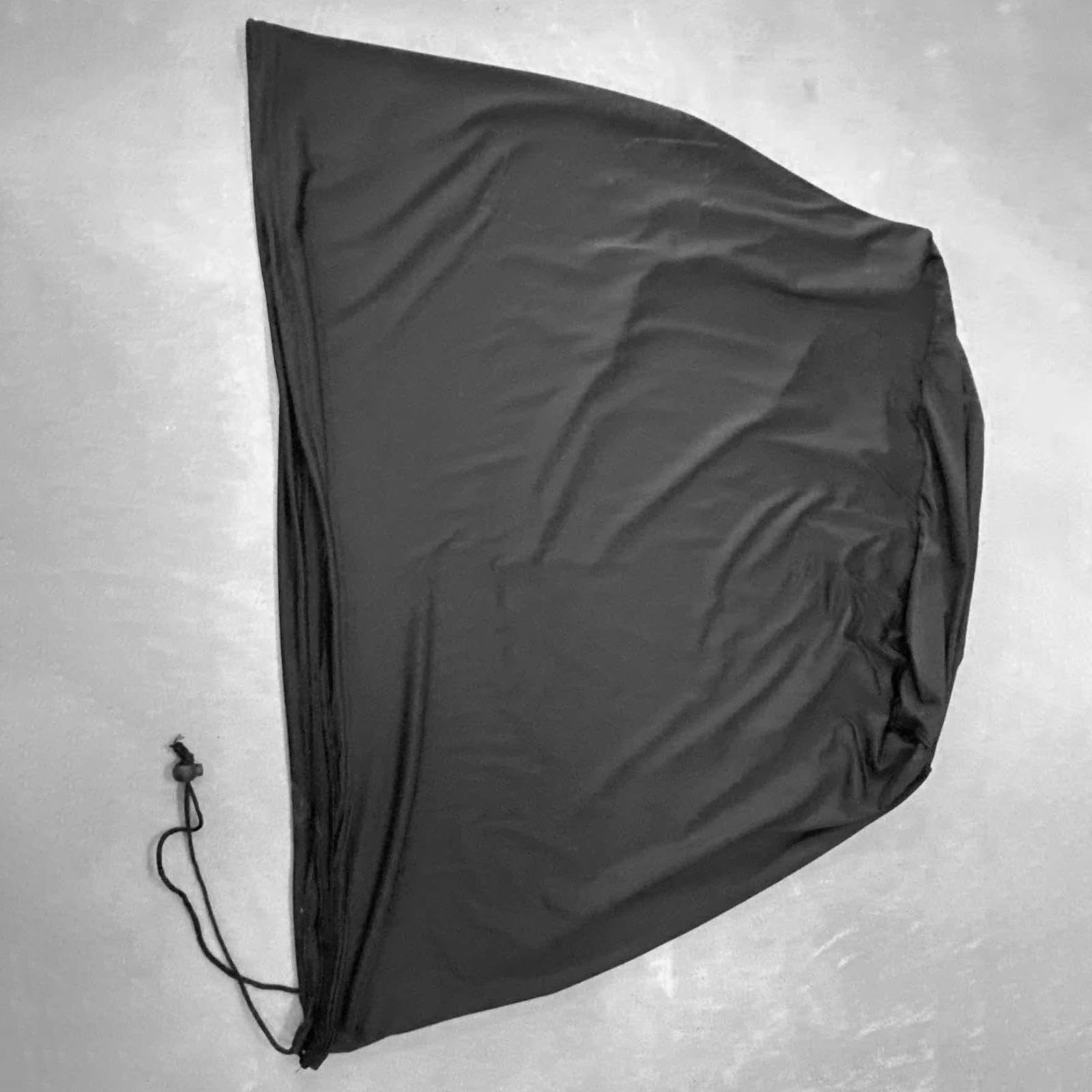 Copertura Antipolvere per Passeggino, Elastica, Lavabile, Borsa Portaoggetti per Passeggino, Copertura Protettiva per Carrozzina, Chiusura con Couliss, Nero, L