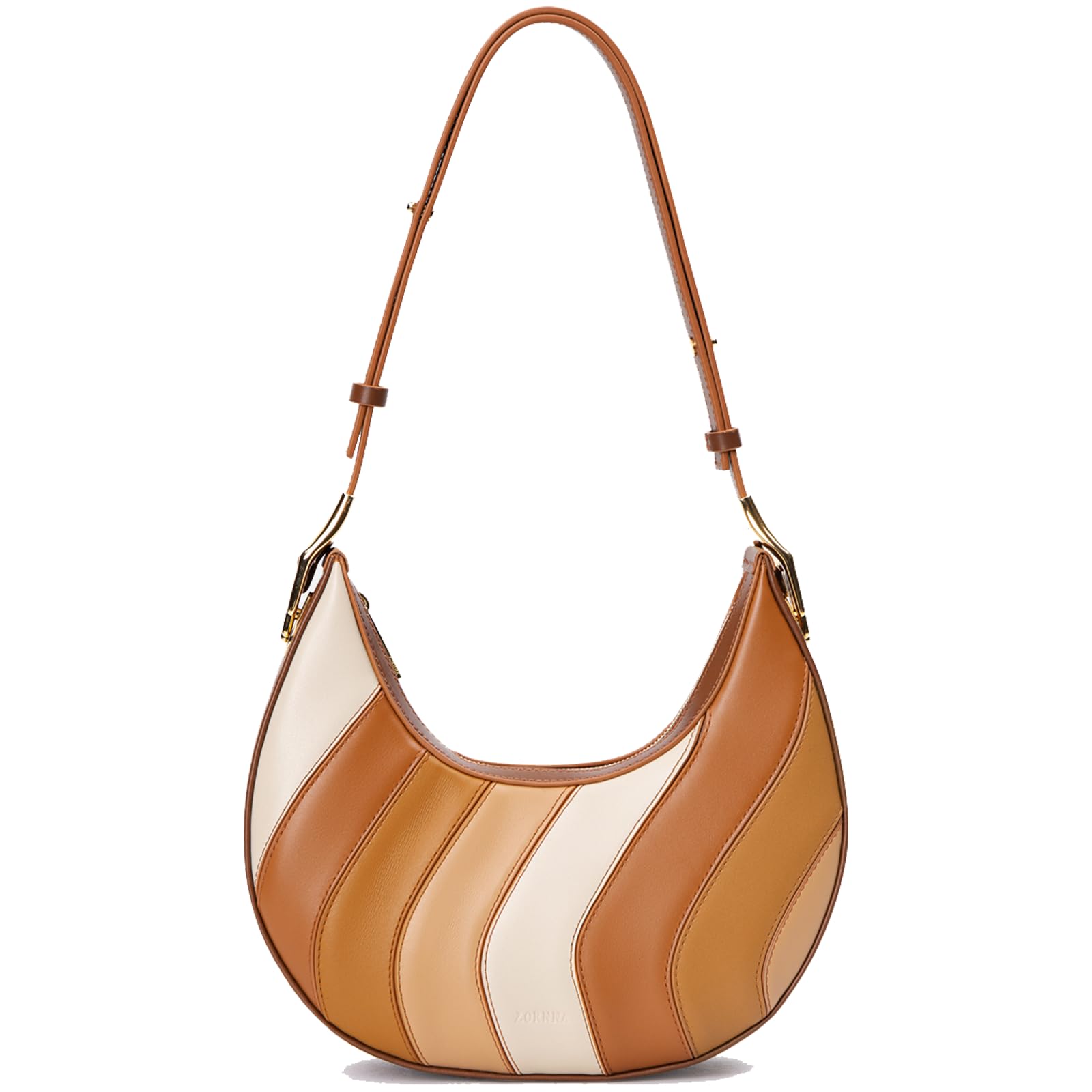 ZORNNA Rainbow Shoulder Bag - Colorful Style and Functional Design for Women