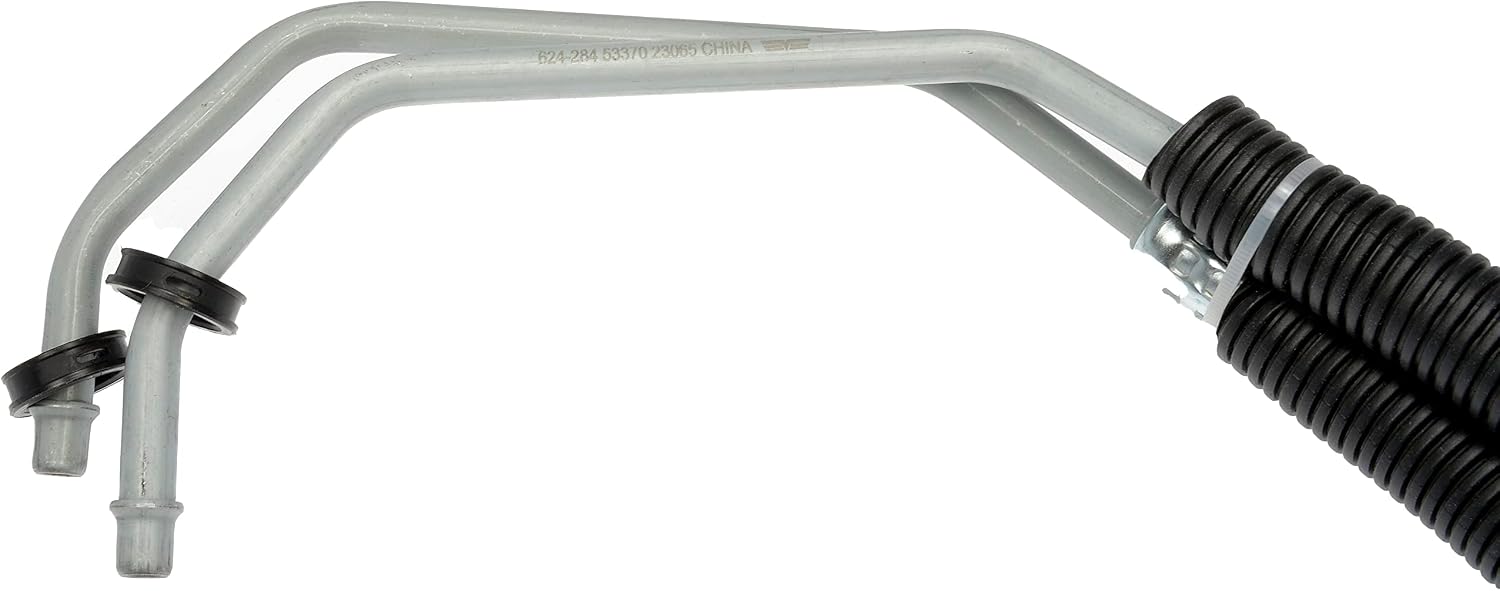 Dorman 624-284 Automatic Transmission Oil Cooler Hose Assembly Compatible with Select Chrysler/Dodge/Ram Models, Silver