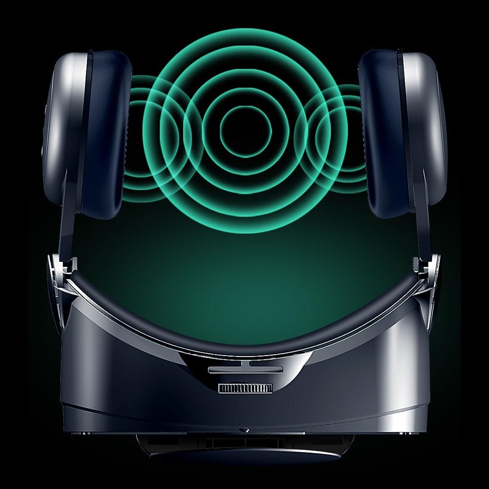 Visore per Realtà virtuale, Occhiali 3D Regolabili per iPhone e Android da 5 a 7 Pollici, con Controller per Film e Giochi per Un'Esperienza coinvolgente e Protezione degli Occhi(Bianco)