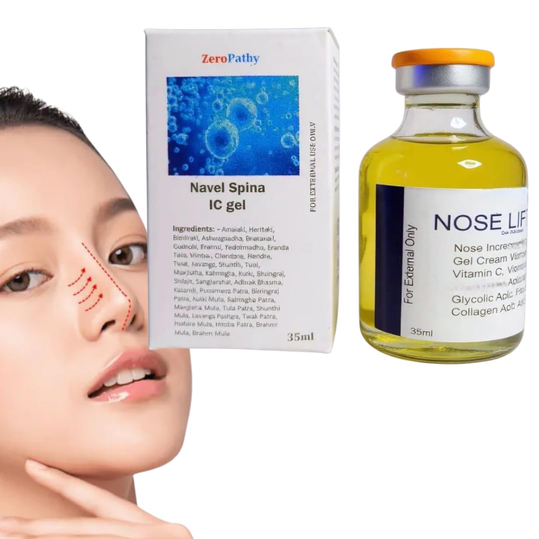 ZeroPathy Naak Patli Karne Wala Cream 35ml – Nose Slimming Gel, Naak Shape Lift Oil, Naak Siddhi Serum for Naak Sundarta, Nose Bone Reshape & Naak Straightening Cream for Men Women-image-20