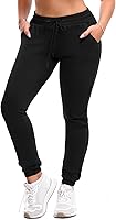 SINOPHANT Women's Joggers with Pockets - High Rise Drawstring Sweatpants for Yoga Gym Lounge Comfort