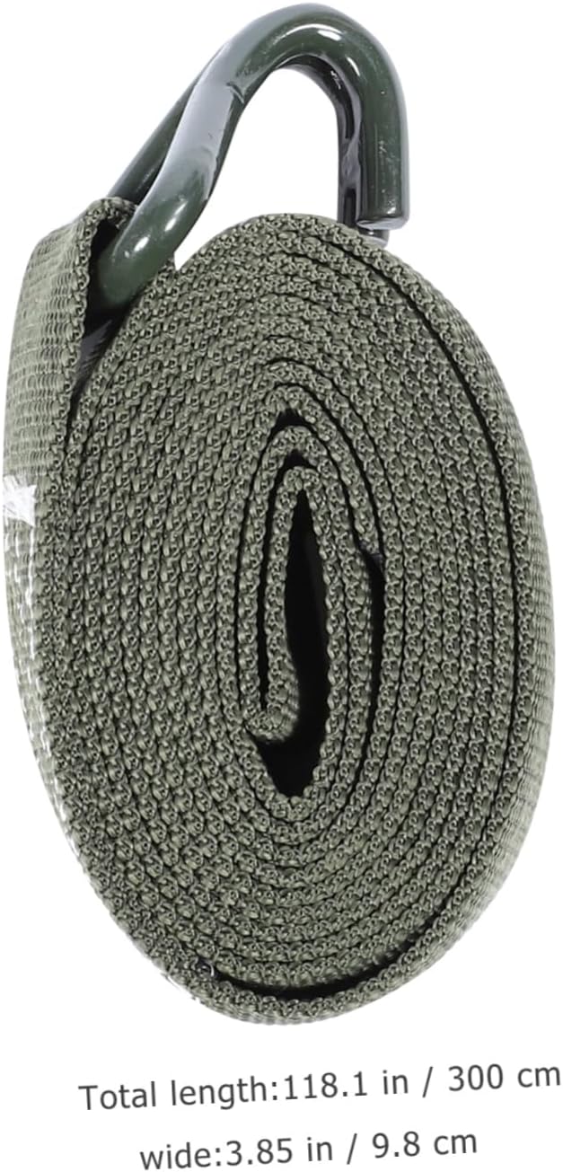 Ratchet Tie Down Straps Military Straps Truck Rack Ratchet Hooks Heavy Duty for Vehicles