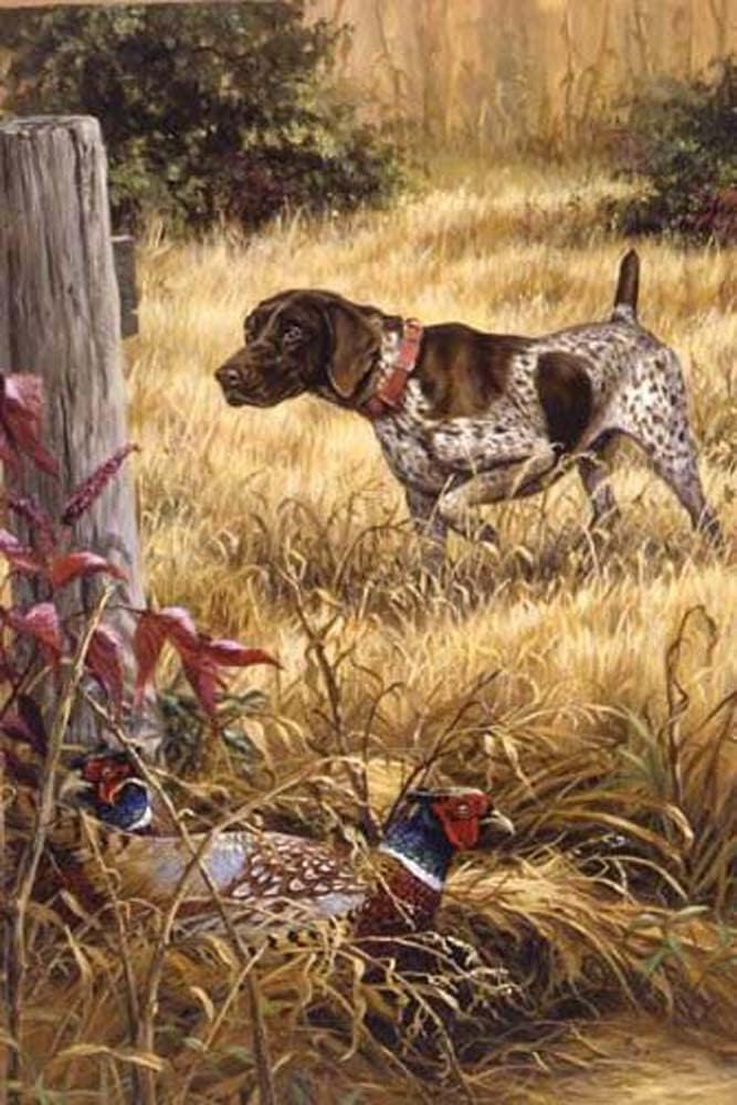 German Shorthaired Pointer Wood Jigsaw Puzzle, 1000 Piece Jigsaw Puzzle challenging and Stimulating Puzzle Game, Wall Art Unique Gift.