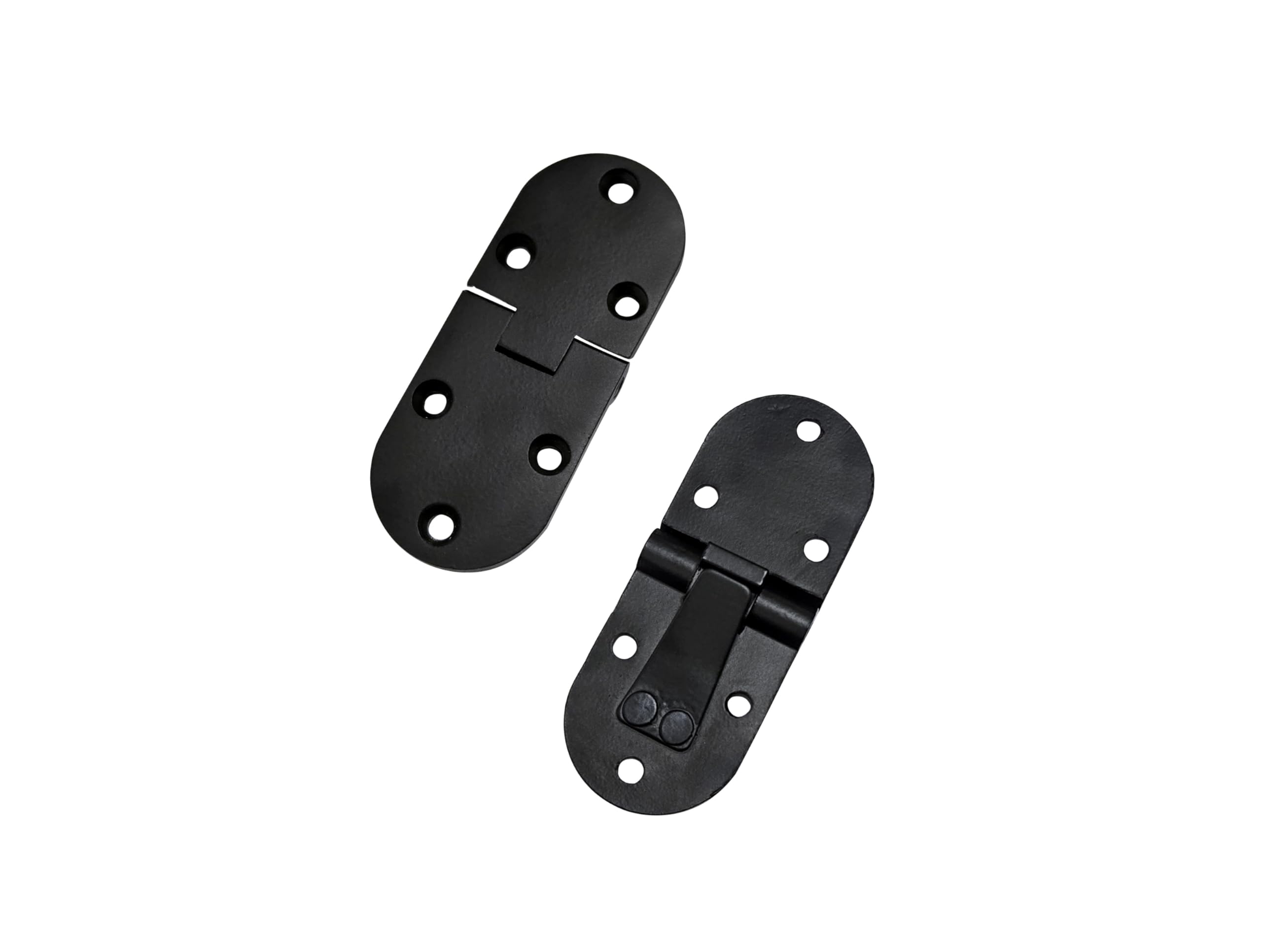 QCAA Solid Brass Butler Hinges - Matte Black (2 Pack) -3 QCAA Solid Brass Butler Hinges - Matte Black (2 Pack) -3