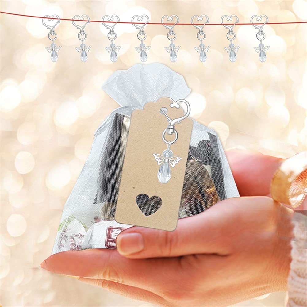 y-luck y- 90 Pezzi Souvenir Regali di Nozze Baby Shower Bomboniera Set con Etichetta Borsa di Caramelle